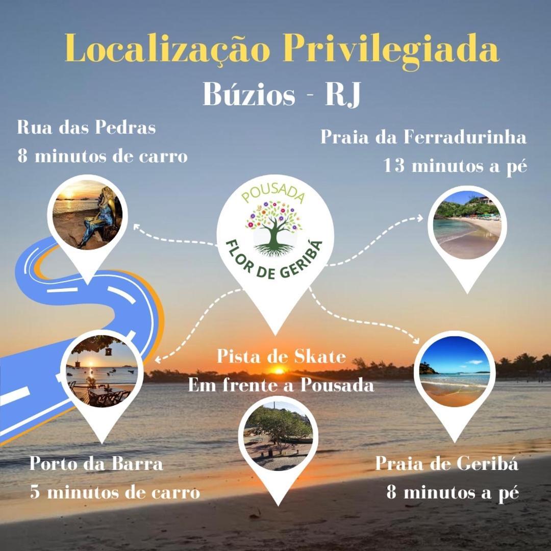 Suítes Flor de Geribá Búzios Exterior foto